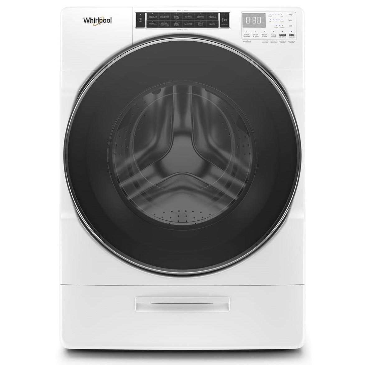 Whirlpool WFW8620HW 5.0 Cu. Ft. Front Load Washer with Load & Go™ XL